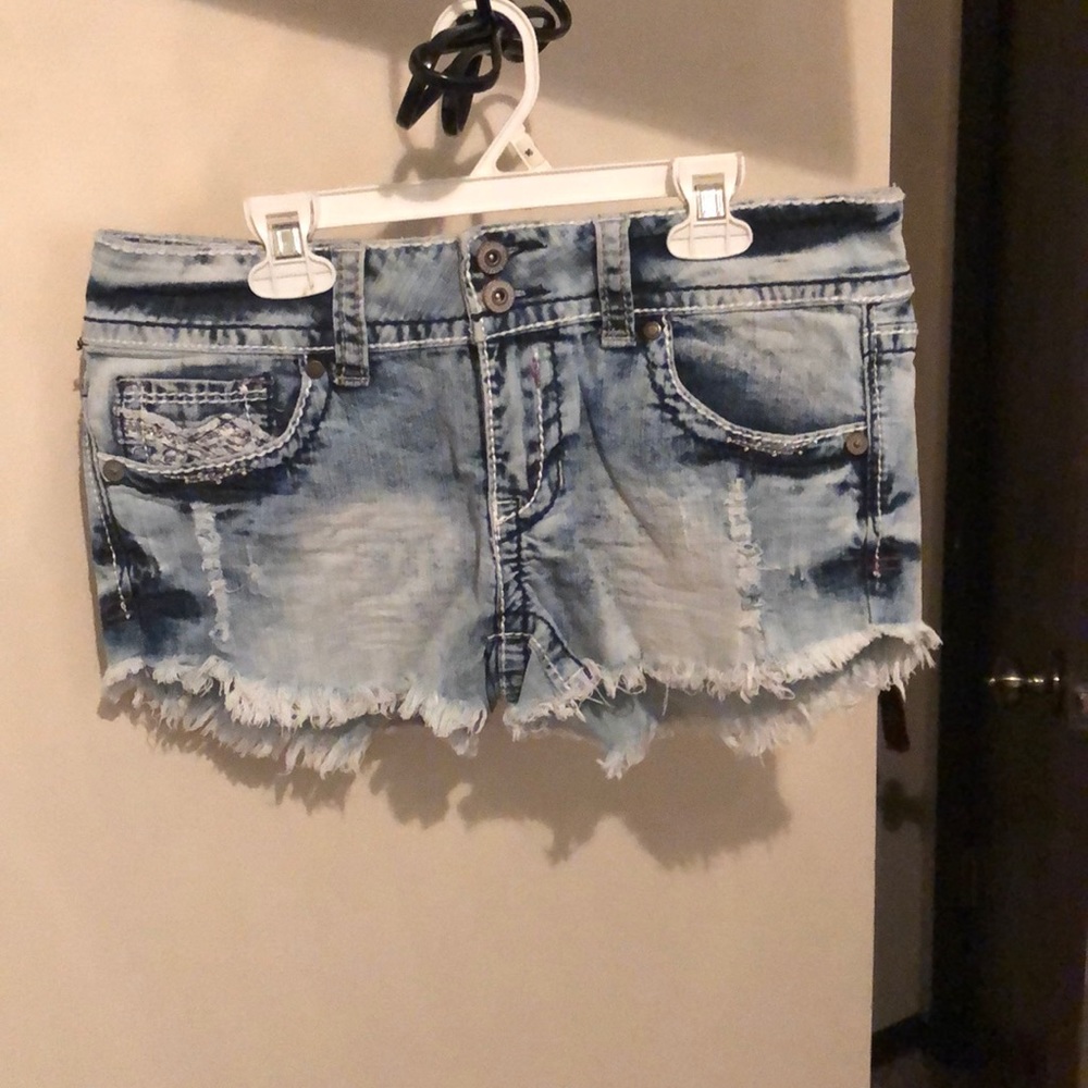 Hydraulic short, light wash, size 9/10